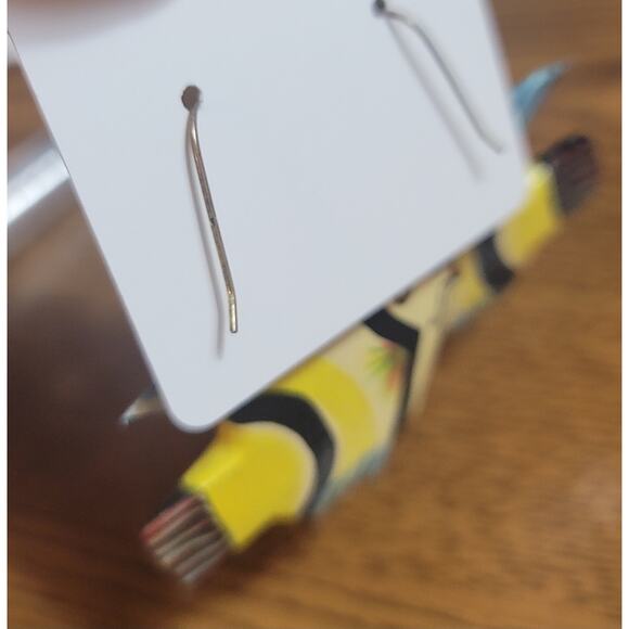 Pre-owned Wooden Fish Earrings - Picture 3 of 3